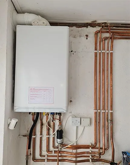 Gas installation work